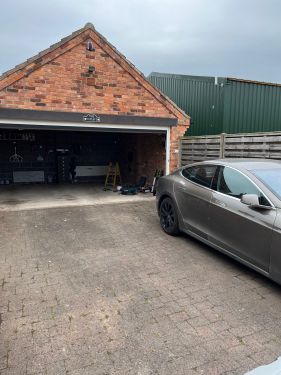 Click Here To Enlarge This Photo Of Installation of Electric Vehicle Charging Point