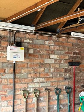 Click Here To Enlarge This Photo Of Installation of Electric Vehicle Charging Point