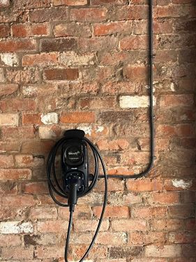 Click Here To Enlarge This Photo Of Installation of Electric Vehicle Charging Point