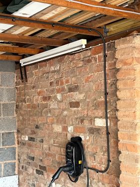 Click Here To Enlarge This Photo Of Installation of Electric Vehicle Charging Point